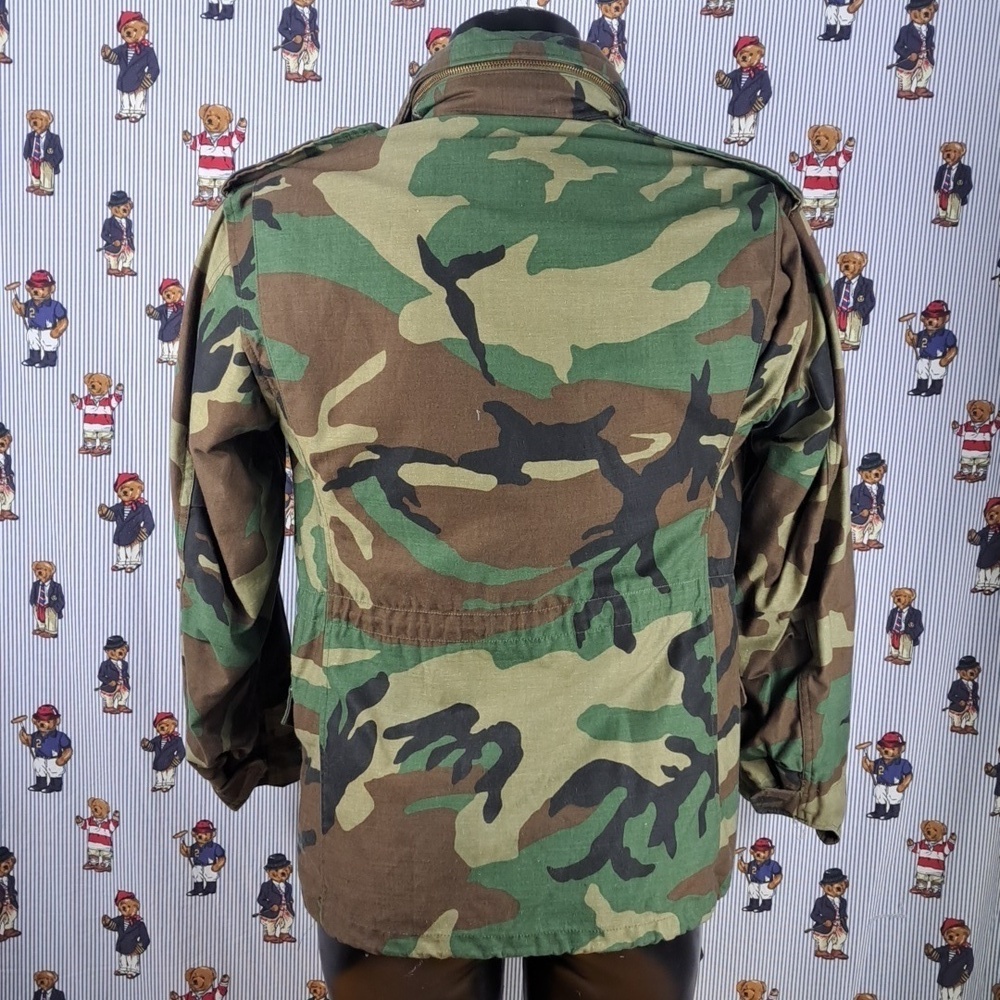 Cold-weather field full zip full snap lined hooded Sm Short camouflage jacket - Picture 6 of 10